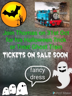 Thomas Halloween Trick or Treat Ghost Train